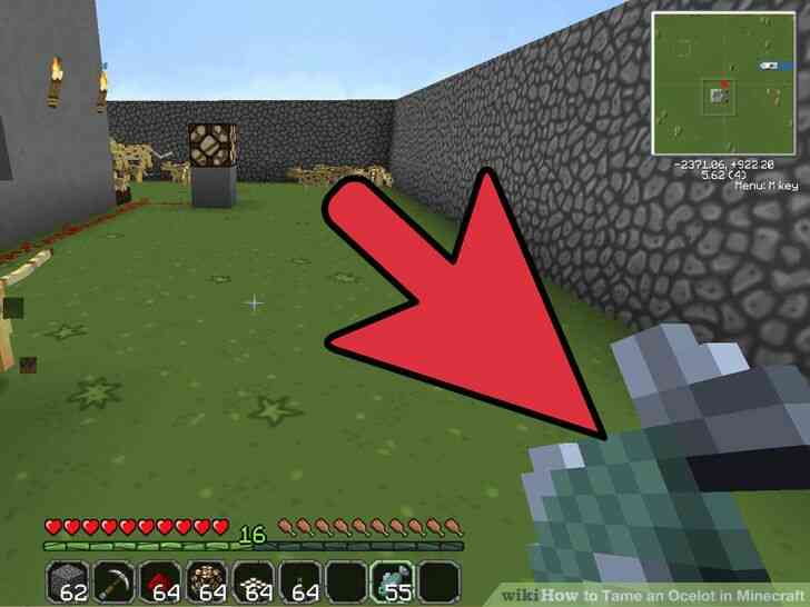 Image intitulé Apprivoiser un Ocelot dans Minecraft Étape 5